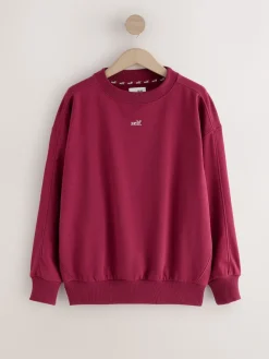 self. Sweatshirt Red Discount