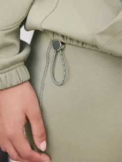 self. Kickflare Joggers Sage Green