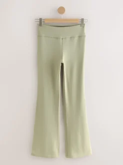 self. Kickflare Joggers Sage Green
