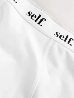 self. Short Logo Knickers White Discount