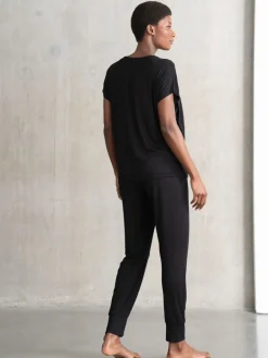 Seraphine Maternity & Nursing Hospital Bag Pyjamas 2 Piece Set Black