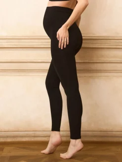 Seraphine Black Soft Bamboo Maternity Leggings Online