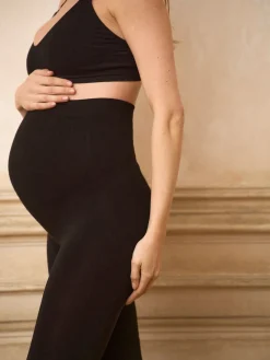 Seraphine Black Soft Bamboo Maternity Leggings Online