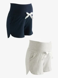 Seraphine Blue Maternity Loungewear Shorts 2 Pack Online