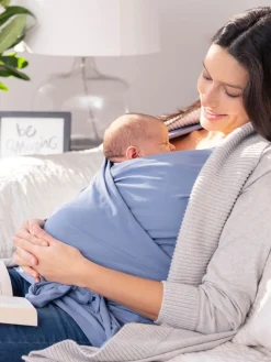 Seraphine Skin to Skin Babywearing Sleeveless Top Blue Best