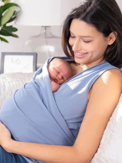 Seraphine Skin to Skin Babywearing Sleeveless Top Blue Best