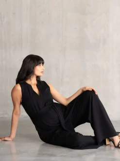 Seraphine Maternity Black Jumpsuit Hot