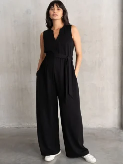 Seraphine Maternity Black Jumpsuit Hot