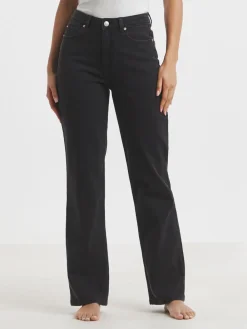 Simply Be 99/1 Relaxed Straight Leg Jeans Black Online