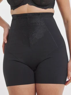 Simply Be Magisculpt Ella Lace Thighshaper Frim Control Shapewear & solutions Black New
