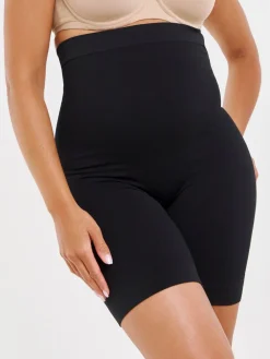 Simply Be Black/ Nude Seamfree Thigh Shaper Medium Control Briefs 2 Pack Hot