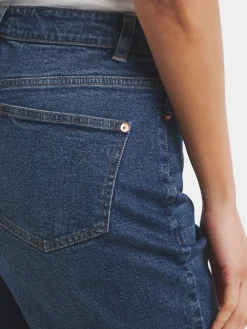 Simply Be 99/1 Relaxed Straight Leg Jeans Blue Clearance