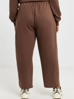 Simply Be Brown Barrel Leg Joggers Best