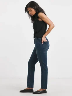 Simply Be 24/7 Boyfriend Jeans Dark Blue Hot