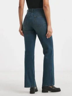 Simply Be 24/7 Straight Leg Jeans Mid Blue Sale