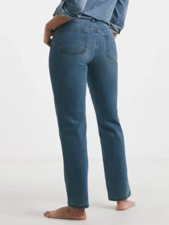 Simply Be 24/7 Straight Leg Jeans Western Blue New