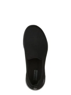 Skechers Black GO WALK Joy Sensational Day Womens Trainers Discount