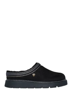 Skechers Keepsakes Lite Cozy Fest Slippers Black Outlet