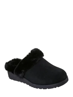 Skechers Black Keepsakes Wedge Time To Cruise Slippers Best