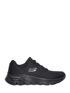 Skechers Black Standard Fit Arch Fit Womens Trainers Online