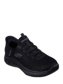 Skechers Black Womens Slip Ins Work Summits Slip Resistant Enslee Trainers New