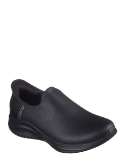 Skechers Black Womens Ultra Flex 3.0 All Smooth Slip In Trainers Best