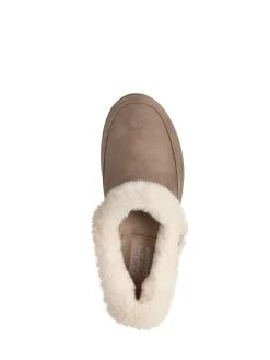Skechers Slip Ins Cozy Escape Slippers Brown Suede Hot