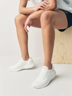 Skechers Chalk White BOBS Sport Squad Chaos Slip In Trainers Sale