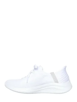 Skechers White Slip-ins: Ultra Flex 3.0 Brilliant Trainers New