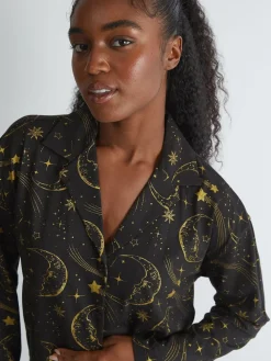 Skinnydip Black Celestial Pyjama Set Discount