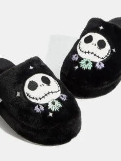 Skinnydip Black Disney Nightmare Before Christmas Slippers Hot