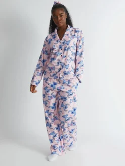 Skinnydip Pink Disney Stitch Pyjamas Set in Pink Clearance