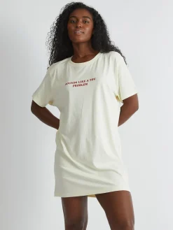 Skinnydip White Sounds Like A You Problem Night Dress Outlet