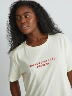 Skinnydip White Sounds Like A You Problem Night Dress Outlet