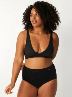 Sloggi Control Brief Knickers Black Hot