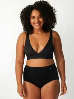 Sloggi Control Brief Knickers Black Hot