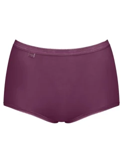 Sloggi Purple Basic+ Maxi Briefs 3 Pack