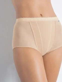 Sloggi Tummy Control 2 Pack Knickers Nude Clearance