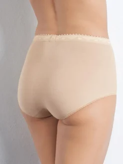 Sloggi Tummy Control 2 Pack Knickers Nude Clearance