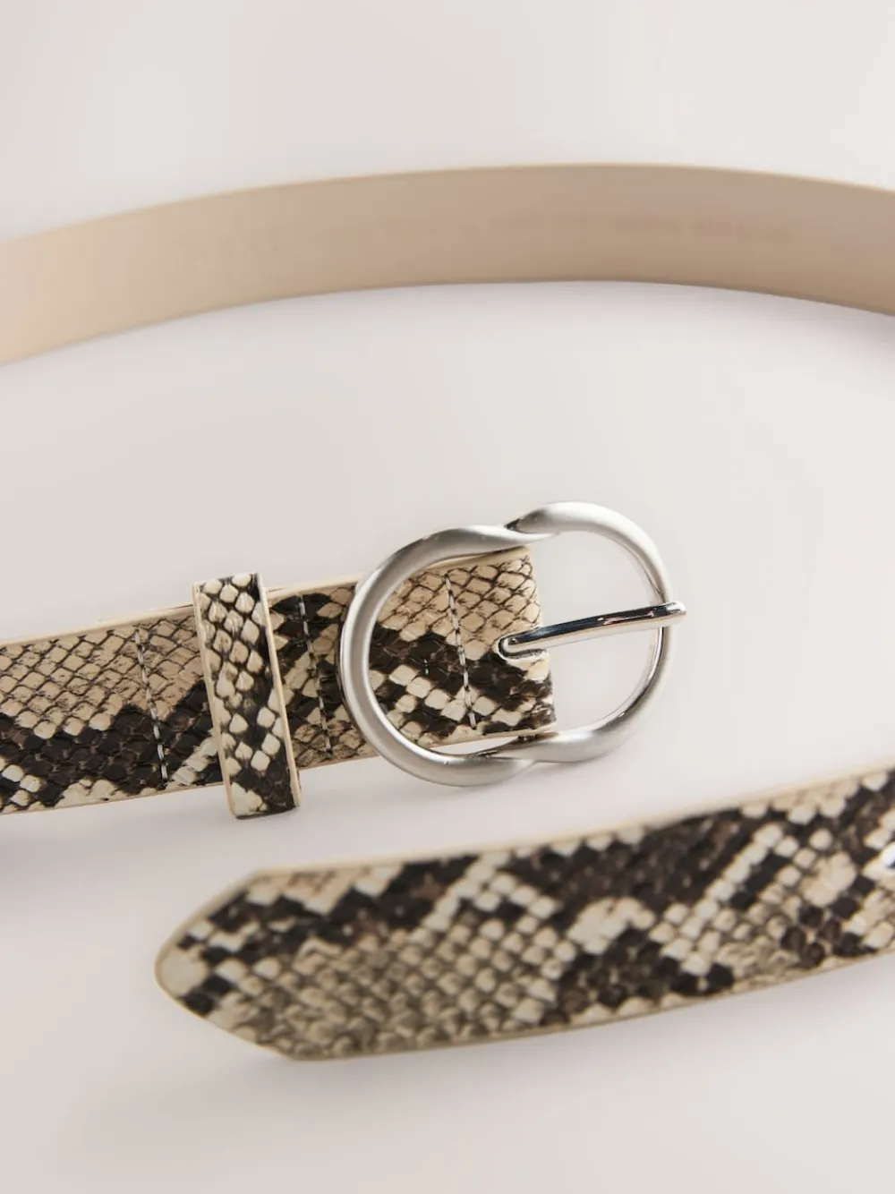 Next Snake Print Regular PU Belt Hot