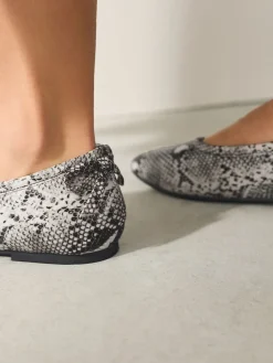 Next Standard/Wide Fit Ballerina Shoes Snake Outlet