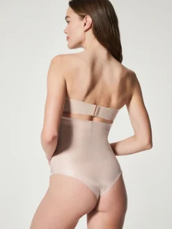 Spanx shape™ Suit Your Fancy High-Waisted Thong Nude Discount
