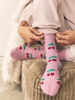 Next 1 Pack Ankle Socks in a Gift Box Sparkle Cherries Best