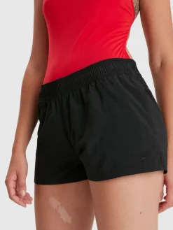 Speedo Black Womens Essential Swim Shorts Discount