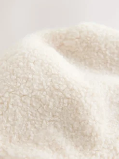 Next Borg/Nylon Reversible Bucket Hat Stone New