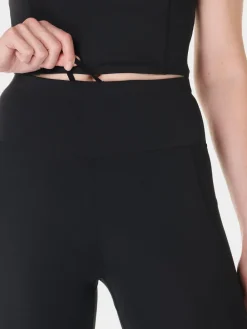 Sweaty Betty Black Full Length All Day 7/8 Embossed Leggings Clearance