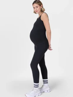 Sweaty Betty Full Length All Day 7/8 Maternity Leggings Black Best