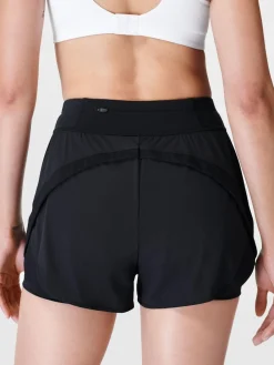 Sweaty Betty Tempo Run Shorts Black Clearance