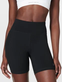 Sweaty Betty Black Zero Gravity 6" Run Shorts Clearance