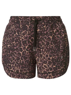 Sweaty Betty Brown Explorer Track Piped Short New